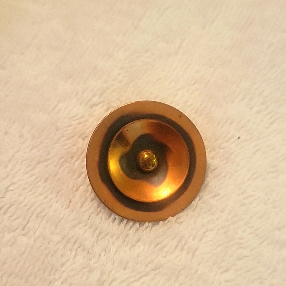 Copper brooch